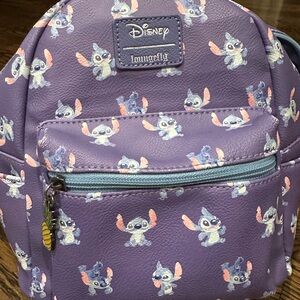 Loungefly Purple Stitch Kids Backpack